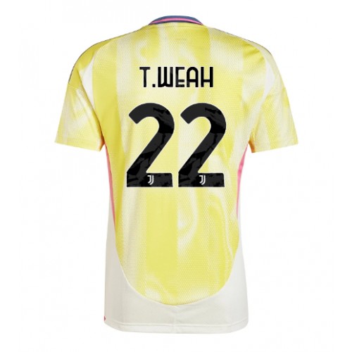 Pánský Fotbalový dres Juventus Timothy Weah #22 2024-25 Venkovní Krátký Rukáv